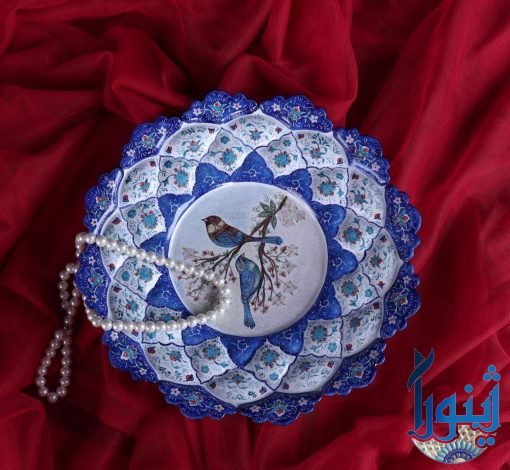 بشقاب میناکاری25cm