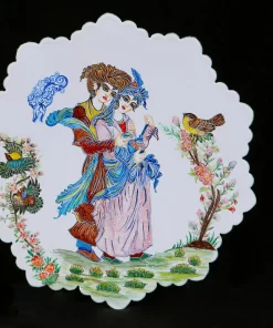 بشقاب میناکاری20cm