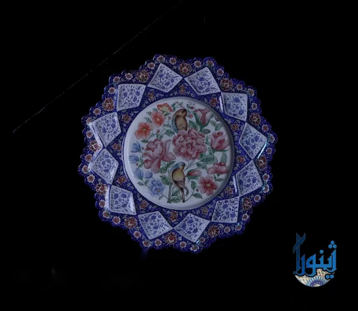 بشقاب میناکاری 25cm